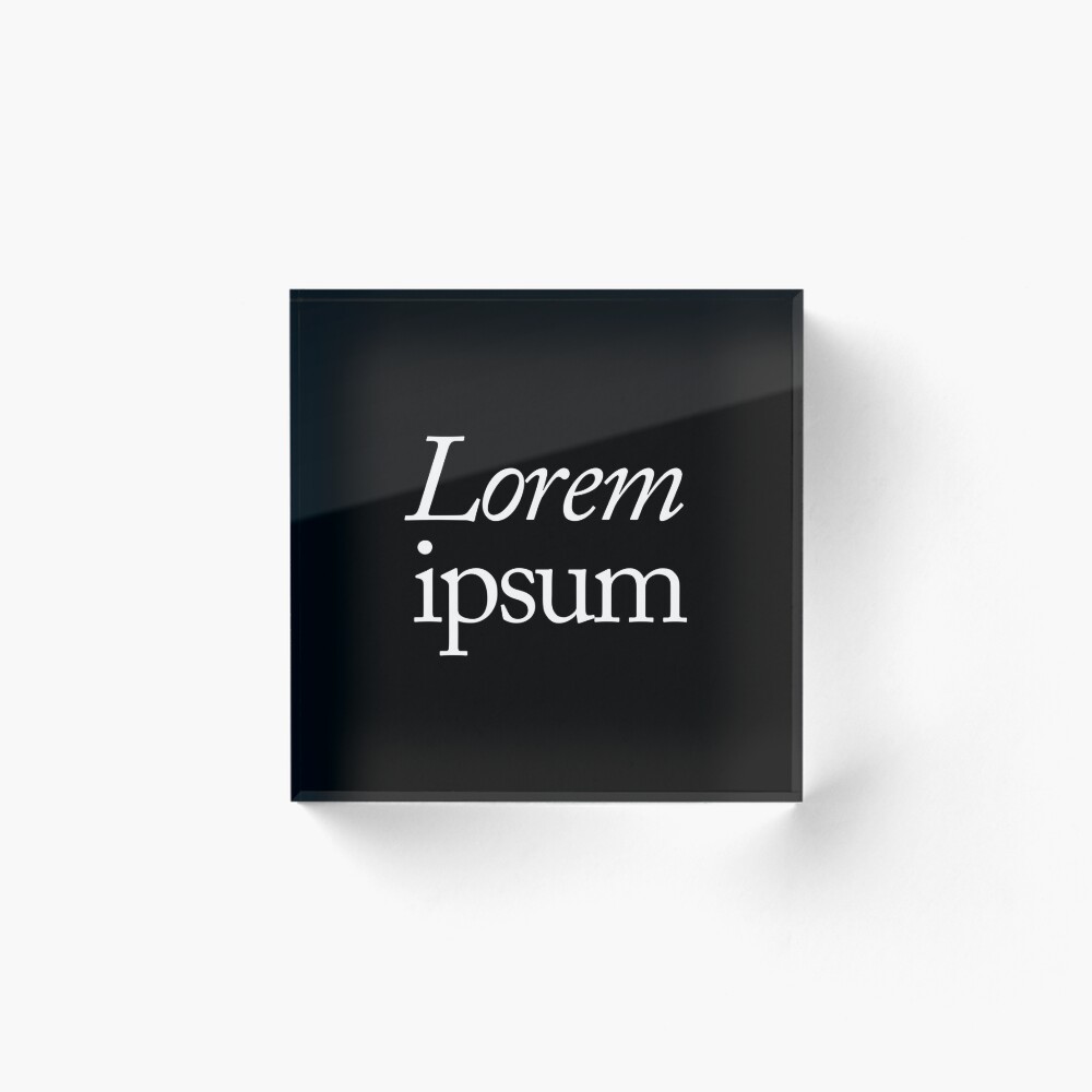 Item preview, Acrylic Block designed and sold by SpilloDesign.