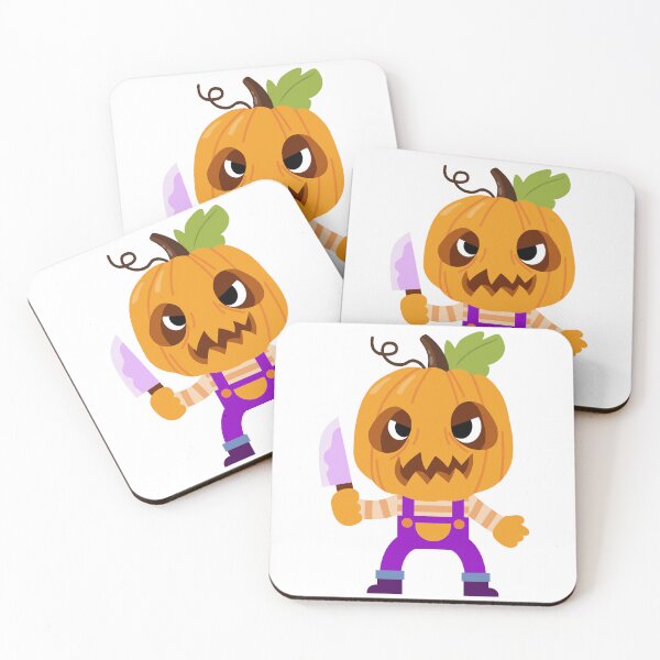 Item preview, Halloween Funny Pumpkin Holding knife designed and sold by NoeySmiley55.