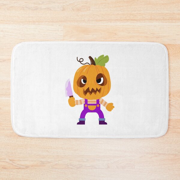 Item preview, Halloween Funny Pumpkin Holding knife designed and sold by NoeySmiley55.
