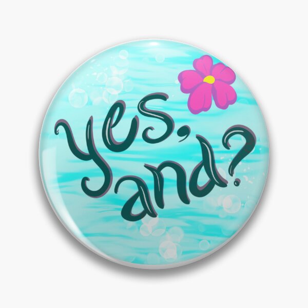 Item preview, "yes, and?" sandy's helmet sticker designed and sold by somesimulacra.