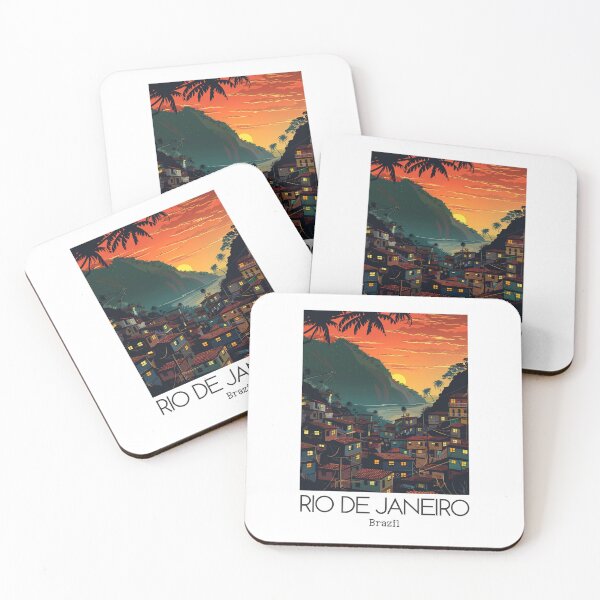 Item preview, A Vintage Travel Illustration of Rio de Janeiro - Brazil  designed and sold by GoodOldVintage.
