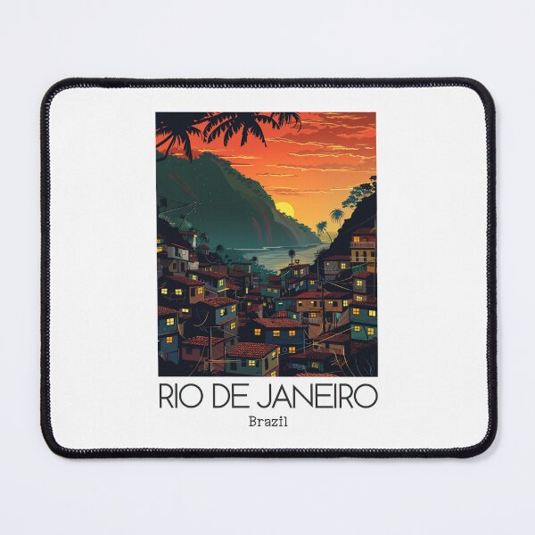 Item preview, A Vintage Travel Illustration of Rio de Janeiro - Brazil  designed and sold by GoodOldVintage.