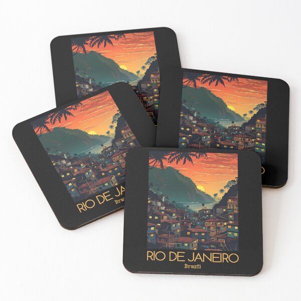 Item preview, A Vintage Travel Illustration of Rio de Janeiro - Brazil  designed and sold by GoodOldVintage.