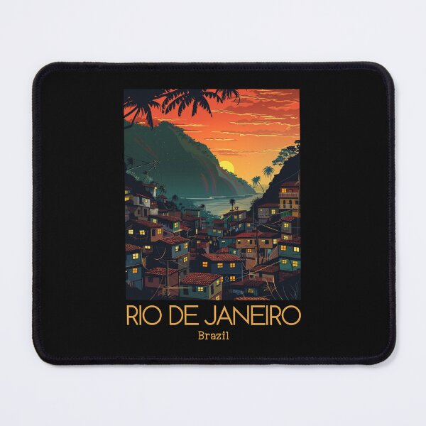 Item preview, A Vintage Travel Illustration of Rio de Janeiro - Brazil  designed and sold by GoodOldVintage.
