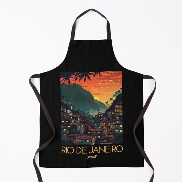 Item preview, A Vintage Travel Illustration of Rio de Janeiro - Brazil designed and sold by GoodOldVintage.