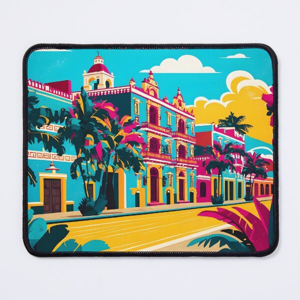 Item preview, Valladolid Yucatan Mexico Vintage Travel Tourism designed and sold by TravelersGems.
