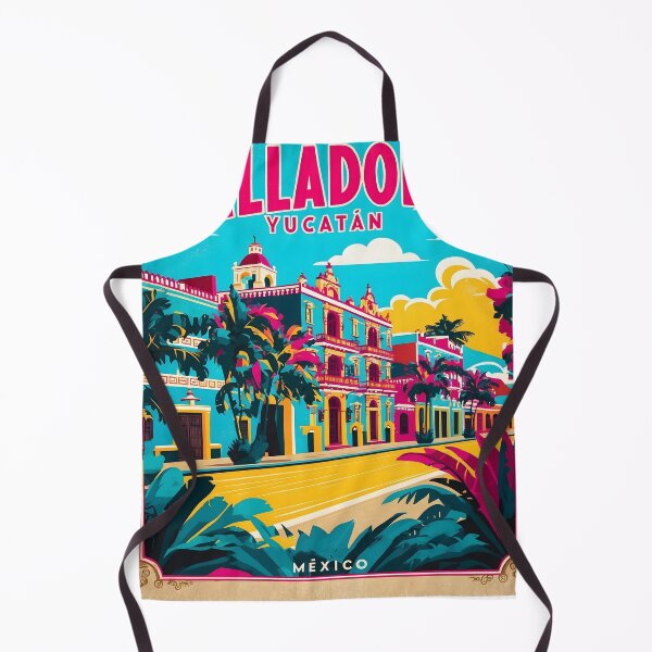 Item preview, Valladolid Yucatan Mexico Vintage Travel Tourism designed and sold by TravelersGems.