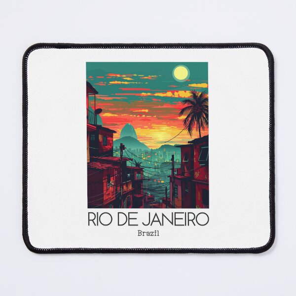 Item preview, A Vintage Travel Illustration of Rio de Janeiro - Brazil  designed and sold by GoodOldVintage.