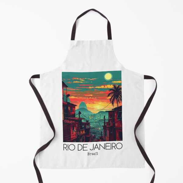 Item preview, A Vintage Travel Illustration of Rio de Janeiro - Brazil designed and sold by GoodOldVintage.