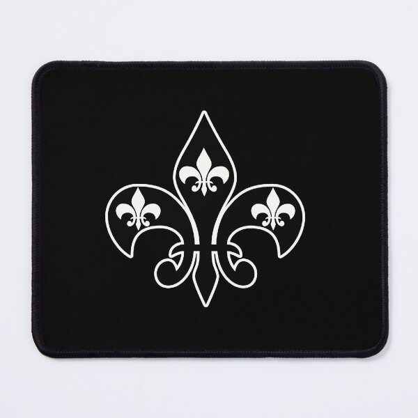 Item preview, Fleur-de-lis Shape Monogram designed and sold by PatternTitan.
