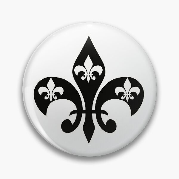 Item preview,  Fleur-de-lis Shape Monogram designed and sold by PatternTitan.