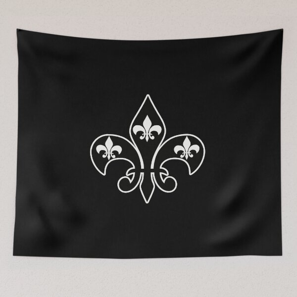 Item preview,  Fleur-de-lis Shape Monogram designed and sold by PatternTitan.
