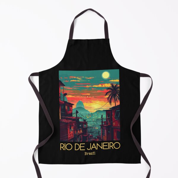 Item preview, A Vintage Travel Illustration of Rio de Janeiro - Brazil designed and sold by GoodOldVintage.