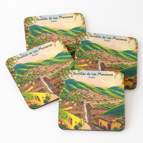 Item preview, Zacatlan de las Manzanas Puebla Mexico Magic Town Vintage Travel Tourism designed and sold by TravelersGems.