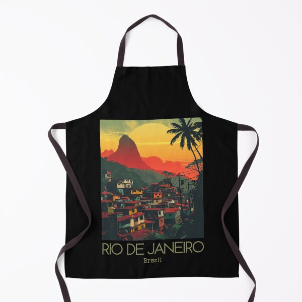 Item preview, Vintage Travel Illustration of Rio de Janeiro - Brazil designed and sold by GoodOldVintage.