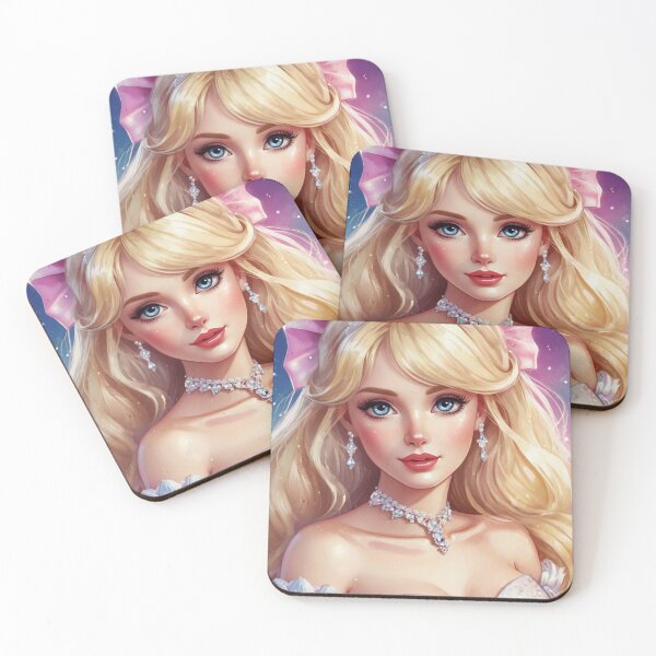 Item preview, Beautiful girl with pink bow watercolor  designed and sold by Millionsxi.