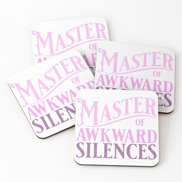 Item preview, Master of awkward silences - pink designed and sold by VariousGoodies.