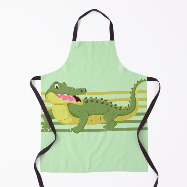 Item preview, Cheerful Crocodile Drawing - Cute Animal Illustration designed and sold by tarzbol.