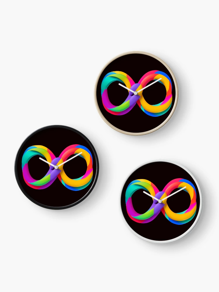 Thumbnail 3 of 4, Clock, Infinity Sign designed and sold by Marcin-PL.