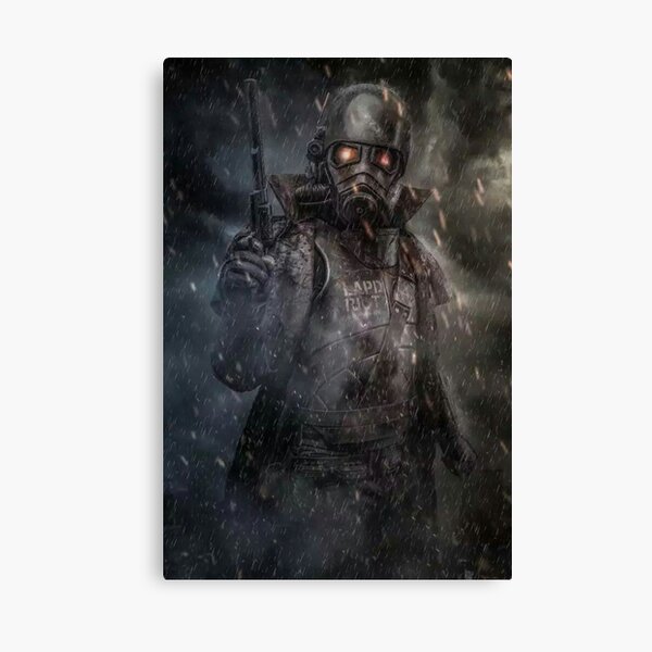 Fallout NCR Ranger Fan Art Poster Canvas Print