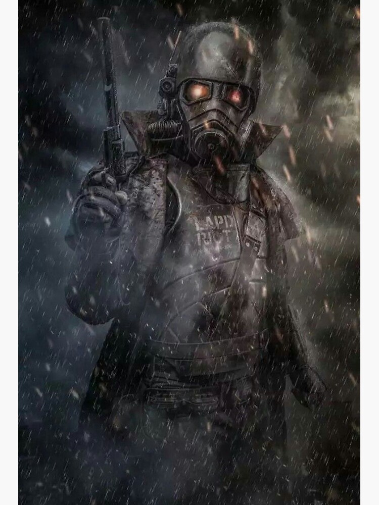 Fallout Ncr Ranger Fan Art Poster Art Board Print By Digiartyst Redbubble