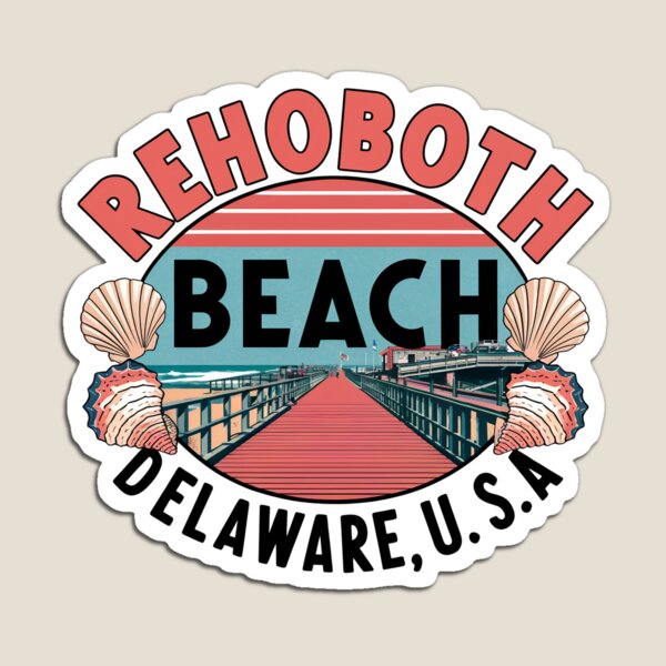 Item preview, Retro Boardwalk at Rehoboth Beach designed and sold by Printify-Hub.