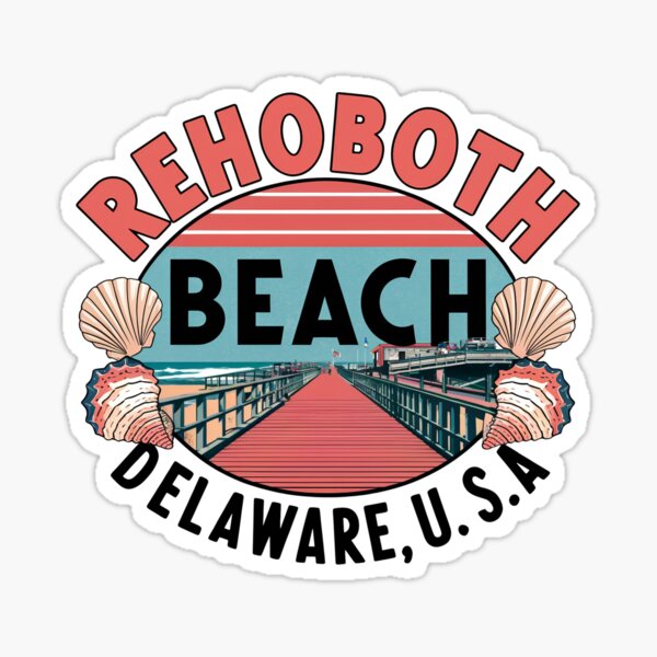 Item preview, Retro Boardwalk at Rehoboth Beach designed and sold by Printify-Hub.