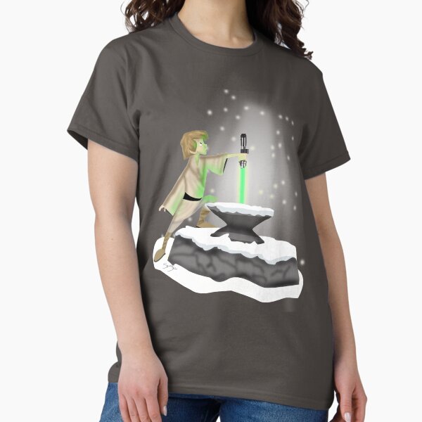 Vista previa del artículo con la obra «El sable en la piedra», diseñado y vendido por SamSteinDesigns.