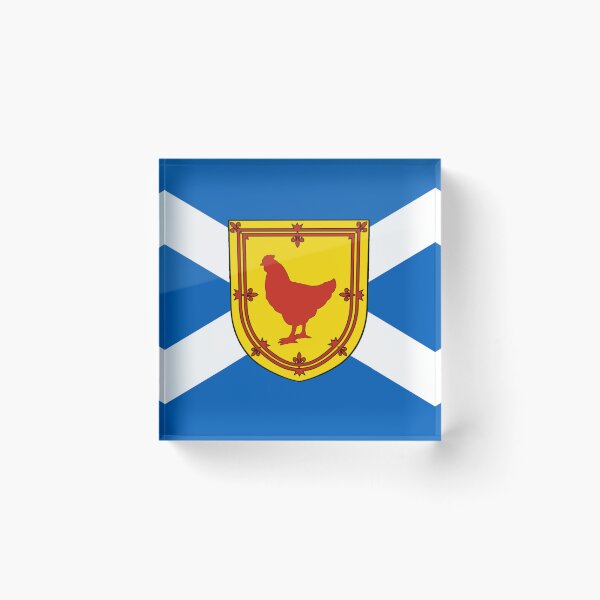 Item preview, Scottish Saltire Flag with Chicken Shield (bratach na h-Alba le sgiath cearc) designed and sold by JonathanR1994.