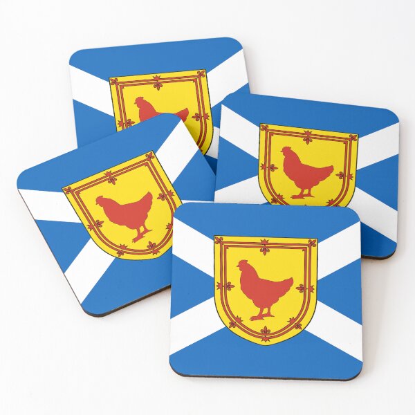 Item preview, Scottish Saltire Flag with Chicken Shield (bratach na h-Alba le sgiath cearc) designed and sold by JonathanR1994.