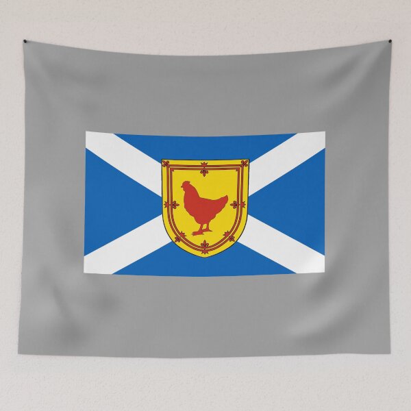 Item preview, Scottish Saltire Flag with Chicken Shield (bratach na h-Alba le sgiath cearc) designed and sold by JonathanR1994.