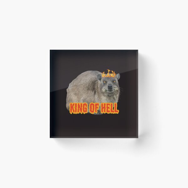 Item preview,  Rock Hyrax as a ruler of hell  designed and sold by mrhyrax.
