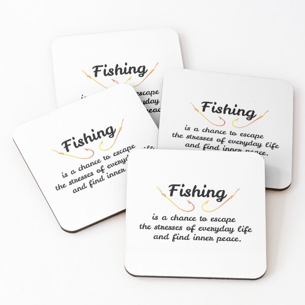 Item preview, Fishing is a chance to escape the stresses of everyday life and find inner peace. designed and sold by BenO63.