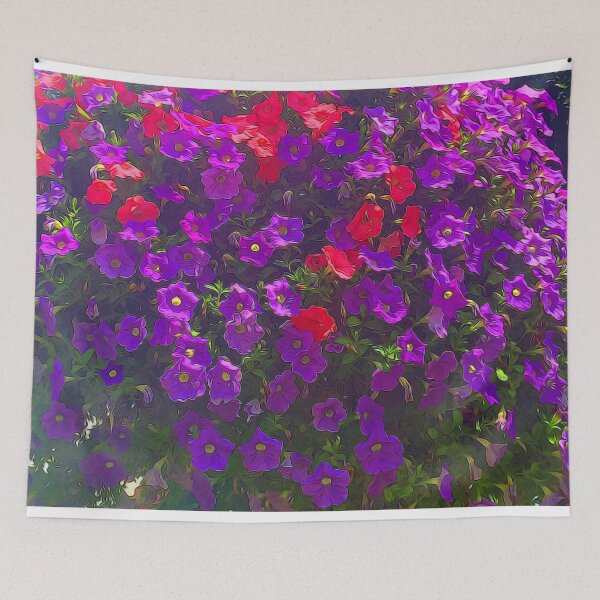 Item preview, Pile Of Purple Petunias designed and sold by bloomingvine.