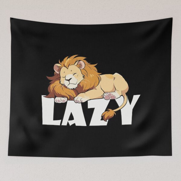 Item preview, Lazy Lion designed and sold by Getup-clothing.