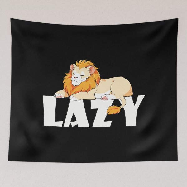 Item preview, Lazy Lion designed and sold by Getup-clothing.