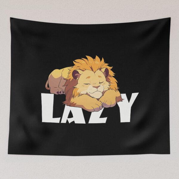Item preview, Lazy Lion designed and sold by Getup-clothing.