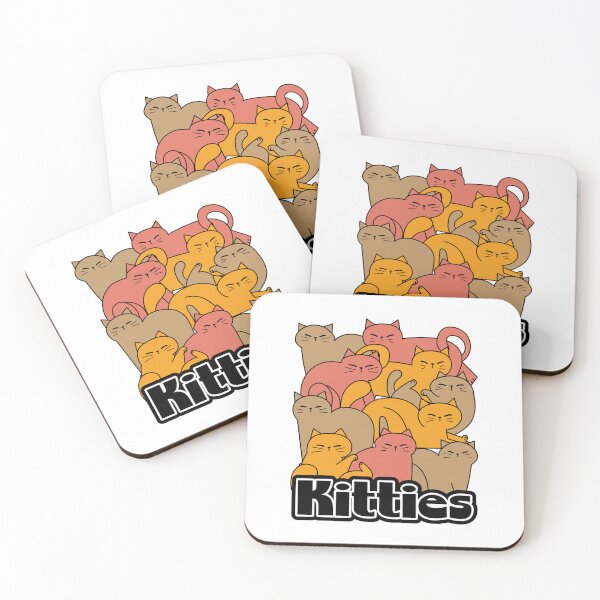 Item preview, Cute Kitties Design - Adorable Cat Art designed and sold by Trio-in-Forest.