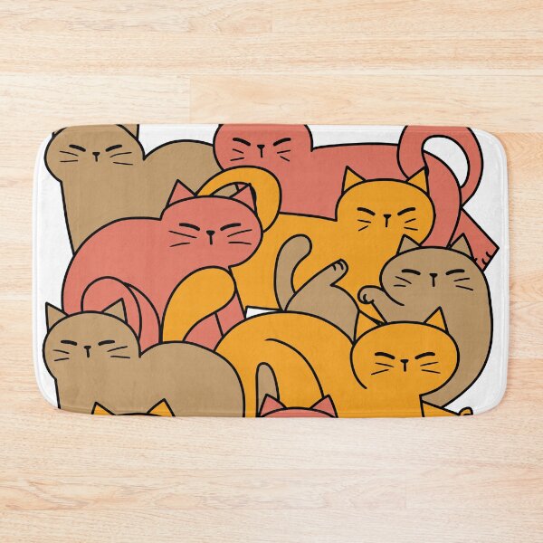 Item preview, Cute Kitties Design - Adorable Cat Art designed and sold by Trio-in-Forest.