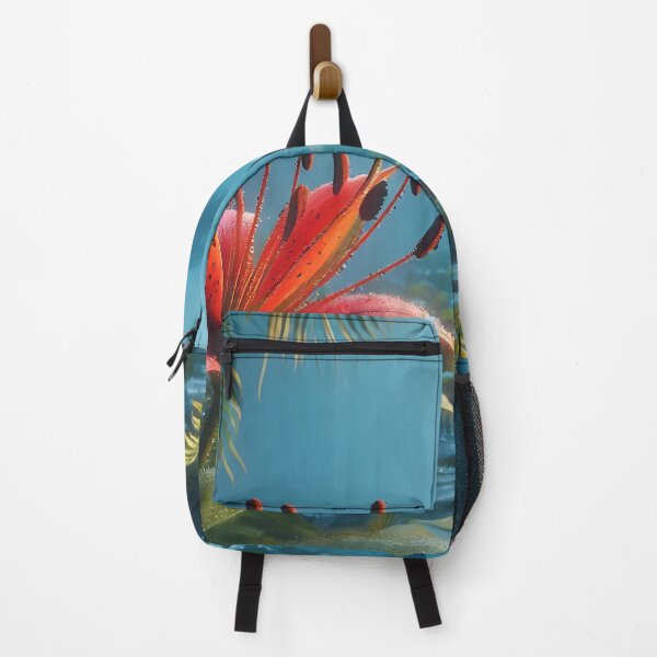 Item preview, a red flame lily in the rainforest designed and sold by bernhagen.