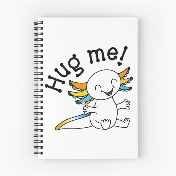 Item preview, Hug me! Cute Axolotl in AroAce Pride colors designed and sold by JoyfulJen.