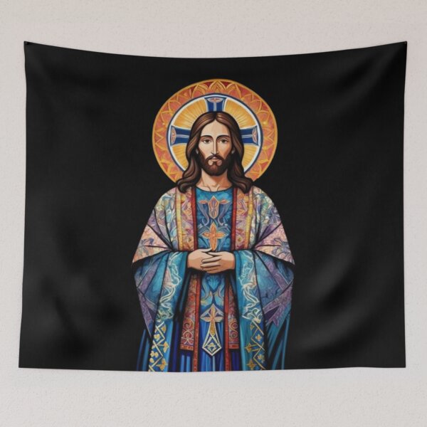 Item preview, Jesus in a batik robe 4 designed and sold by Warih.