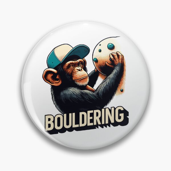 Item preview, Bouldering Chimp Climbing Gift designed and sold by Pineapple-Tree.