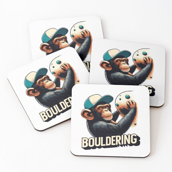 Item preview, Bouldering Chimp Climbing Gift designed and sold by Pineapple-Tree.