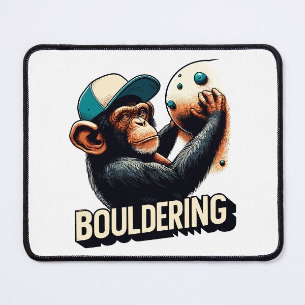 Item preview, Bouldering Chimp Climbing Gift designed and sold by Pineapple-Tree.