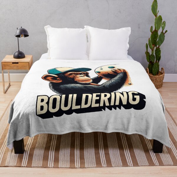 Item preview, Bouldering Chimp Climbing Gift designed and sold by Pineapple-Tree.