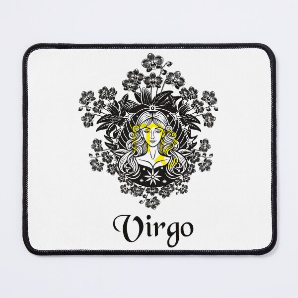 Item preview, Virgo and Moth Orchid: Celestial Botanical Art designed and sold by ShiroiYozora.