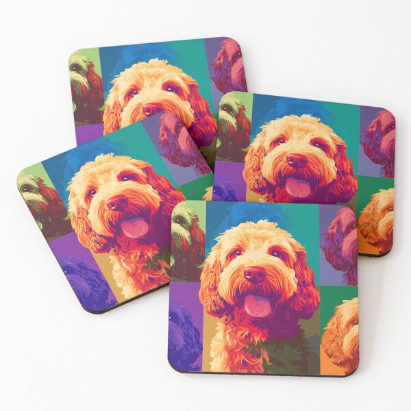 Item preview, Labradoodle  -  Pop Art designed and sold by AutoPopStudio.