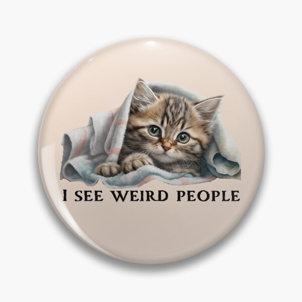 Artikelvorschau, Cute Cat and Weird People Quote entworfen und verkauft von LuciaS.