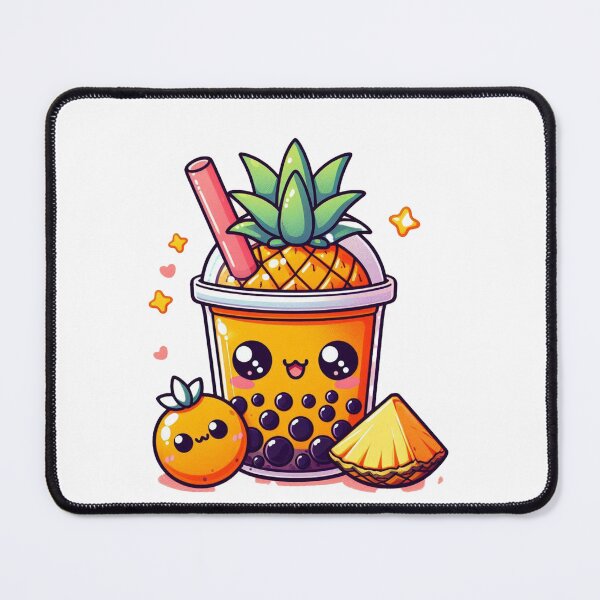 Item preview, Cute pineapple bobba tea designed and sold by Silbays.